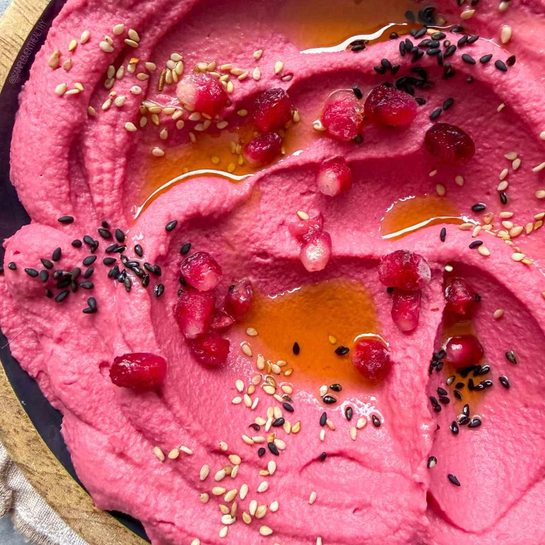 Houmous à la betterave