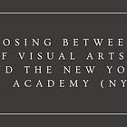 Choosing Between School of Visual Arts (SVA) and the New York Film Academy (NYFA)