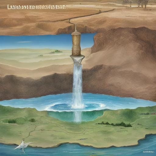 Invisible waters: At the base of the river