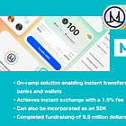 【Meso】A solution for immediate transfers between banks and wallets / Achieving immediate exchange with a 1.5% fee / Possible to be integrated as an SDK / @meso_network