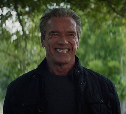 Create meme "terminator genisys terminator smile, Schwarzenegger terminator  2 smile, smile of the terminator photos" - Pictures - Meme-arsenal.com