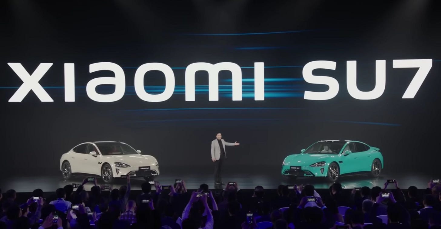 Xiaomi SU7 Officially Launched, Starting Price at 215,900 Yuan Xiaomi SU7 Officially Launched, Starting Price at 215,900 Yuan