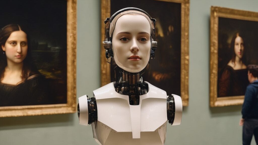 AI has multiple applications, including image generation. This picture, 'People using AI in a museum', was created using the Generative AI tool Gencraft AI has multiple applications, including image generation. This picture, 'People using AI in a museum', was created using the Generative AI tool Gencraft