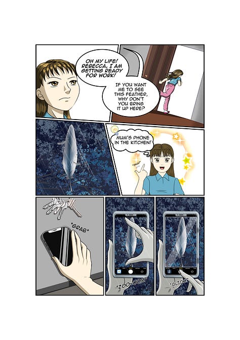 Sample of comic book 'The Still Feather'