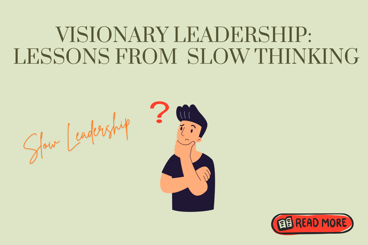 Illustration highlighting visionary leadership through slow thinking, reflecting the transformative power of quiet moments in leadership Illustration highlighting visionary leadership through slow thinking, reflecting the transformative power of quiet moments in leadership