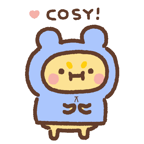 cosy hoodie gif