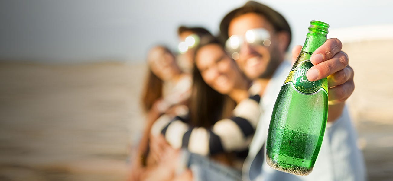 Water poisoning? they drink Perrier!