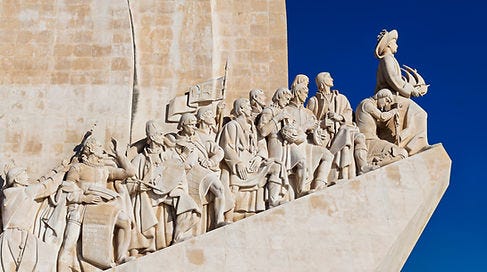 Minnismerkið um landafundina.