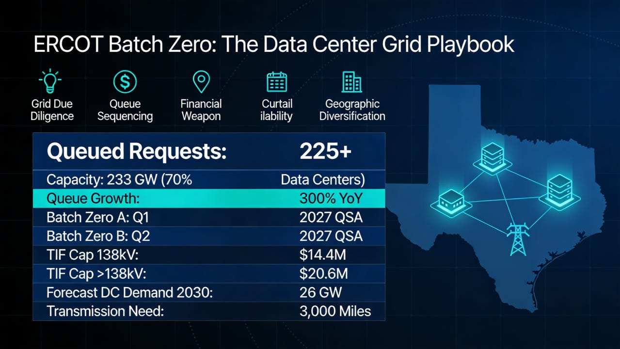 The ERCOT Batch Zero Playbook: How Data Center Developers Can Navigate the  New Rules of Grid