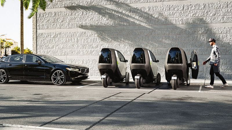 Nimbus One 50 MPH enclosed 3-wheeled EV has car-like convenience