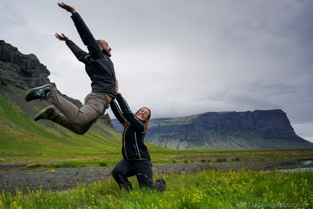 Oh, this move? Just a little dance that Chelsea and Eli choreographed to celebrate Iceland. Oh, this move? Just a little dance that Chelsea and Eli choreographed to celebrate Iceland.