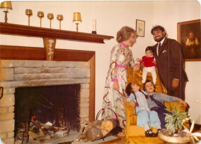 Innocent young family