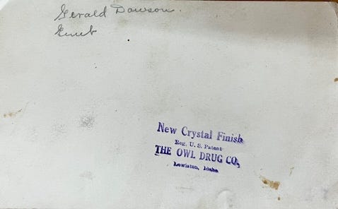 A white envelope with blue writing on it

AI-generated content may be incorrect.