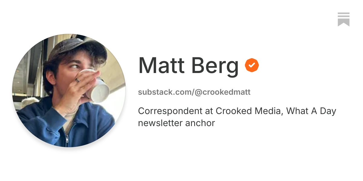 Matt Berg | Substack
