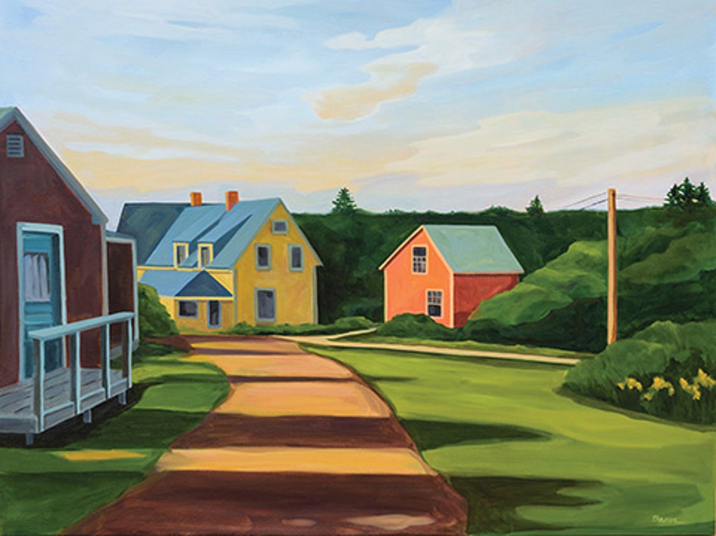 Monhegan Evening by Catherine Breer