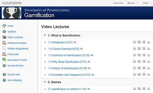 Gamification Video Lectures Gamification Video Lectures