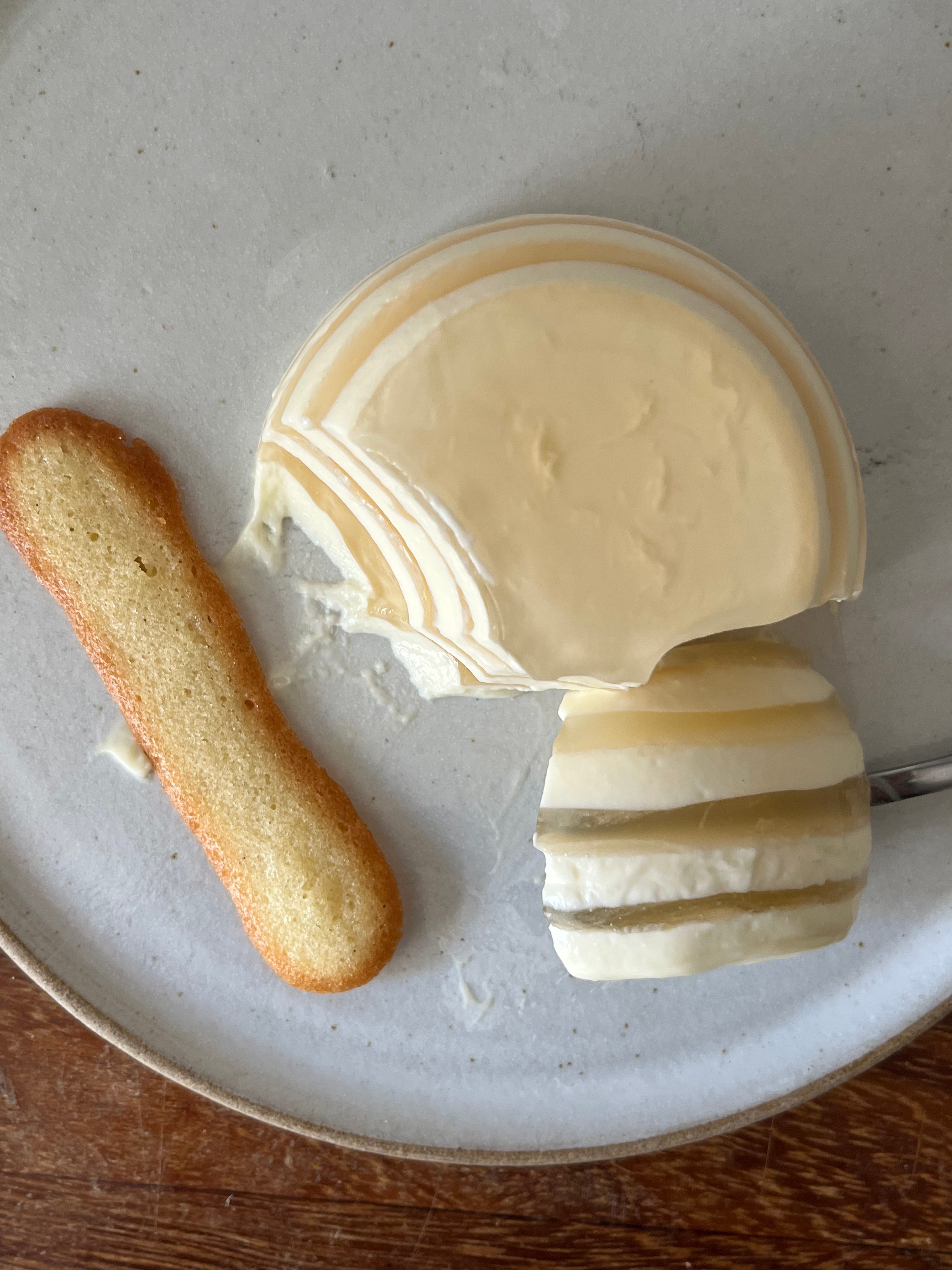 KP+: Buttermilk panna cotta and jelly - by Nicola Lamb