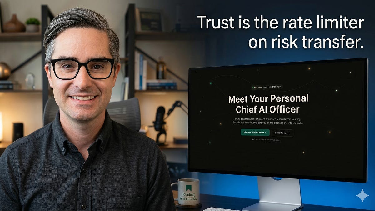 Trust is the rate limiter on risk transfer