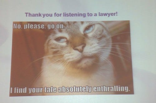Powerpoint slide with lolcat Powerpoint slide with lolcat
