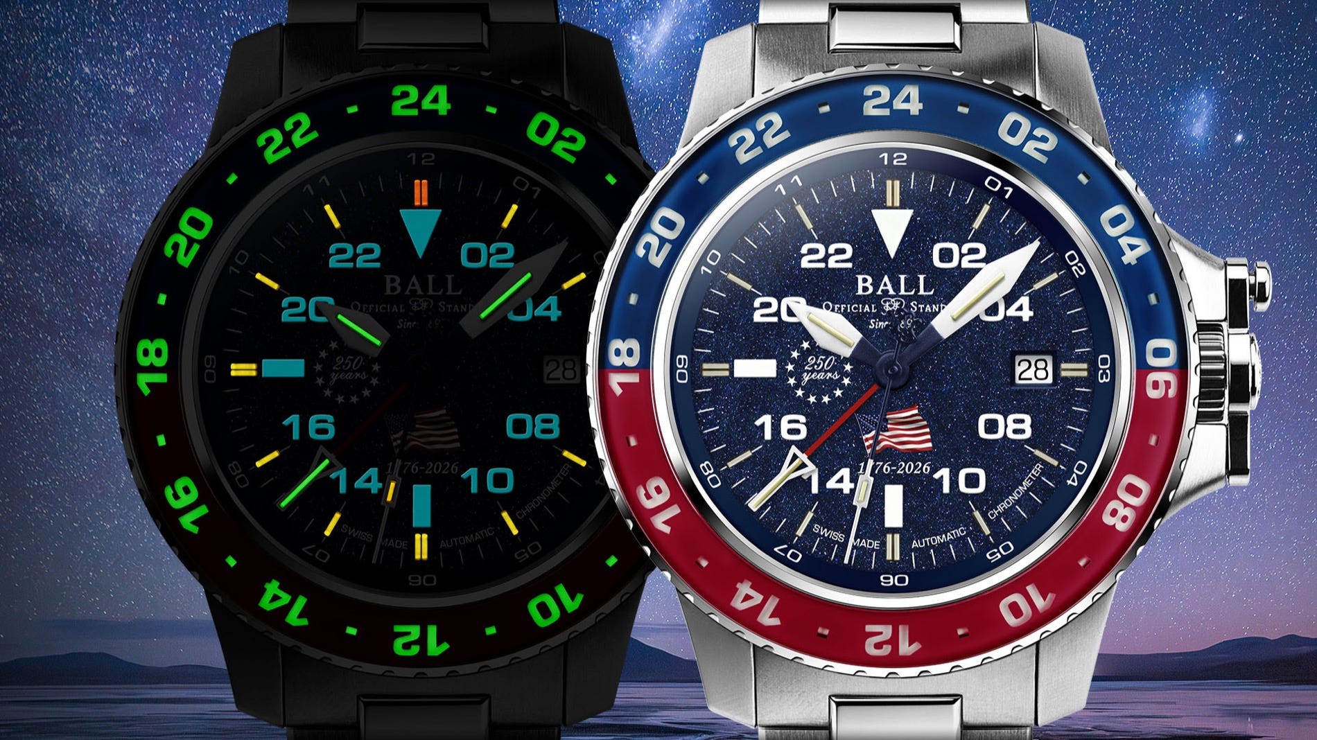 Ball Engineer Hydrocarbon AeroGMT II Patriot