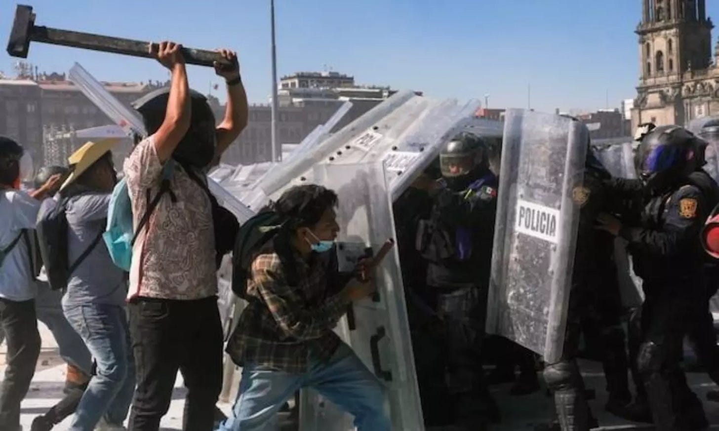 Gen Z protests in Mexico against crime, corruption turn violent Gen Z protests in Mexico against crime, corruption turn violent