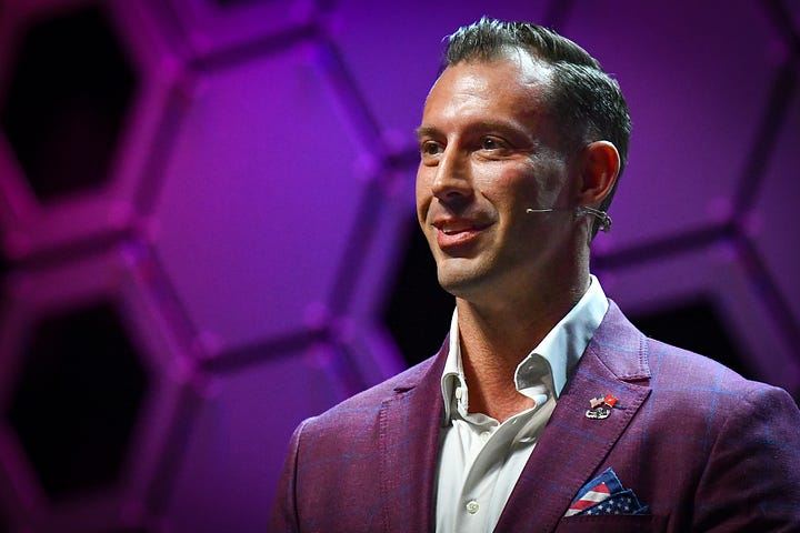 Joey Jones, a Fox New contributor and wounded combat veteran, was the speaker for the annual Helen Keller Lecture Series on Tuesday. (PHOTOS/Clif Lusk & Savanah Weed)
