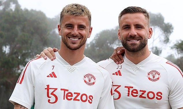 Luke Shaw jokes having Mason Mount at Man United has been ...