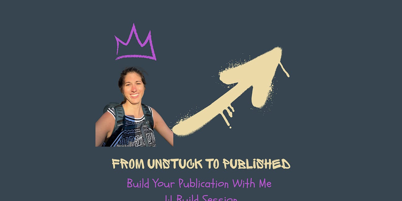 Build Your Publication With Me 1:1 Build Session