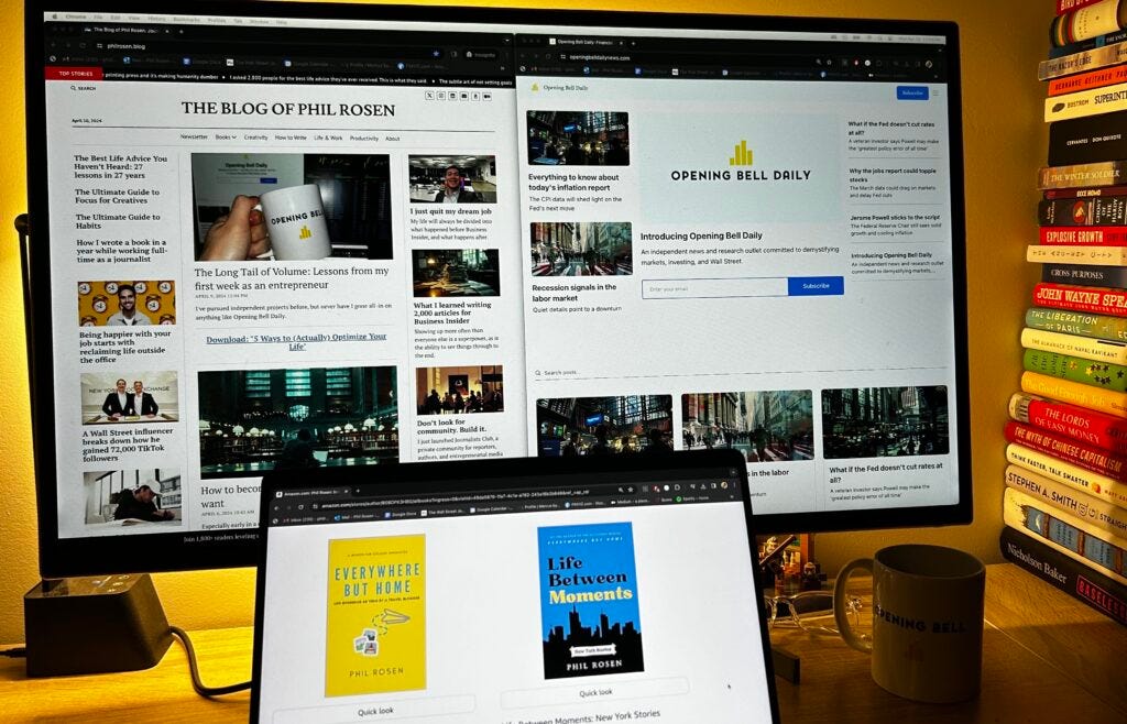 Phil Rosen Journalist author opening bell daily creator