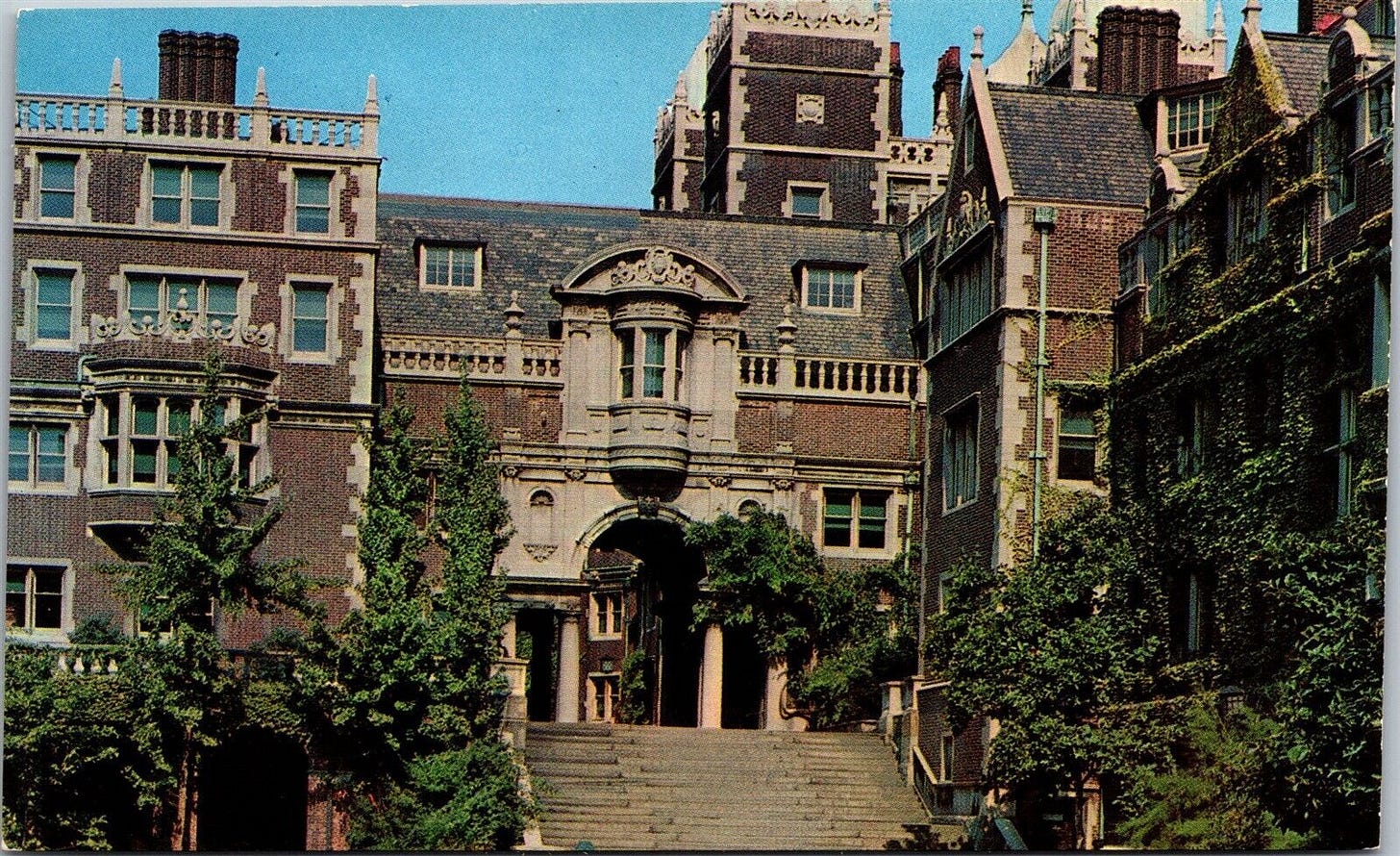 Vtg Philadelphia PA University of Pennsylvania Mens Dormitories 1950s ...