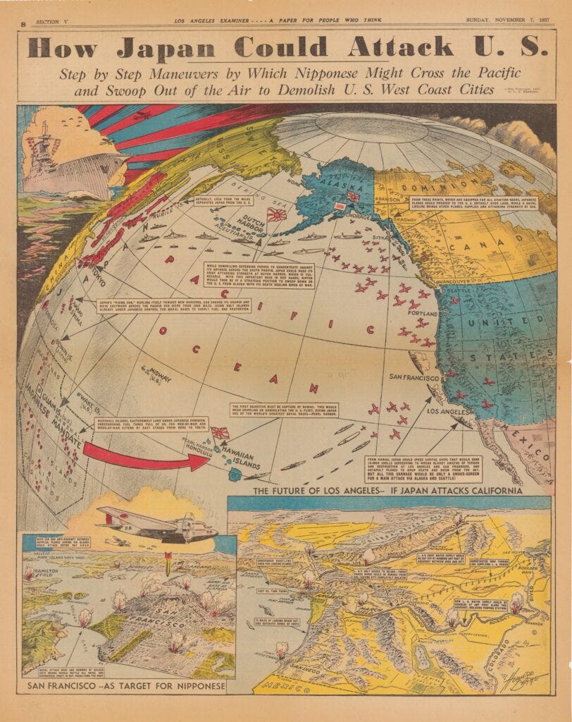 Cómo podría Japón atacar a los Estados Unidos (1937) Cómo podría Japón atacar a los Estados Unidos (1937)