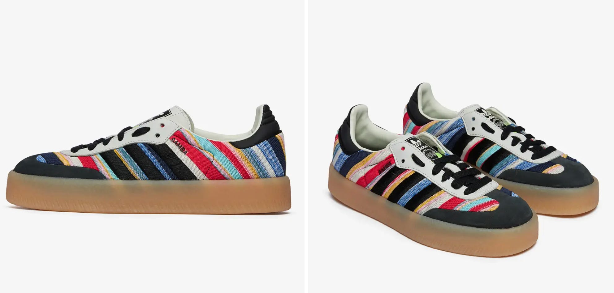 adidas gazelle silver green womens Adidas Samba x Sporty & Rich Blue Rush main image 1
