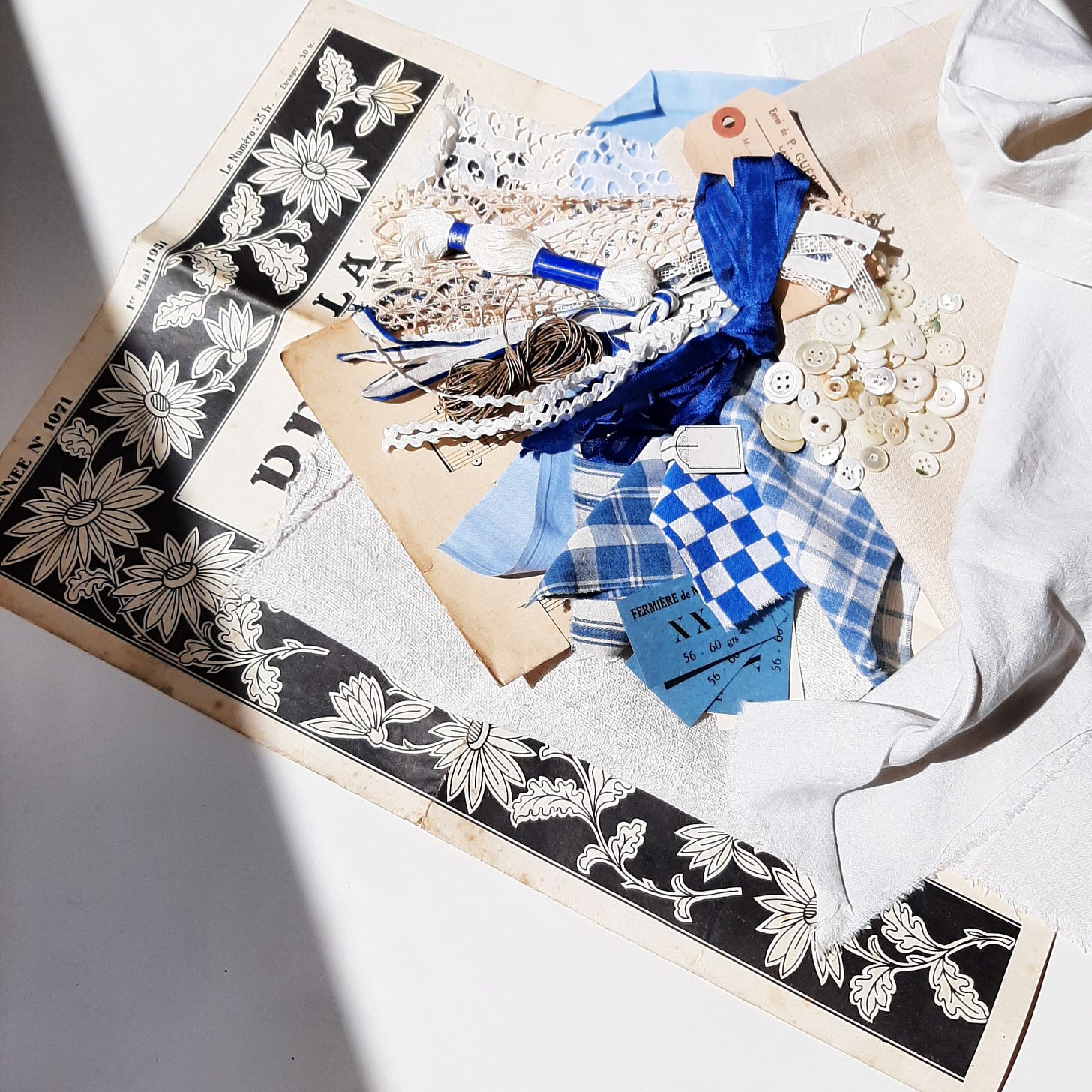 Elizabeth des Roches The Creatrix Experience Vintage Textile Art ©2023