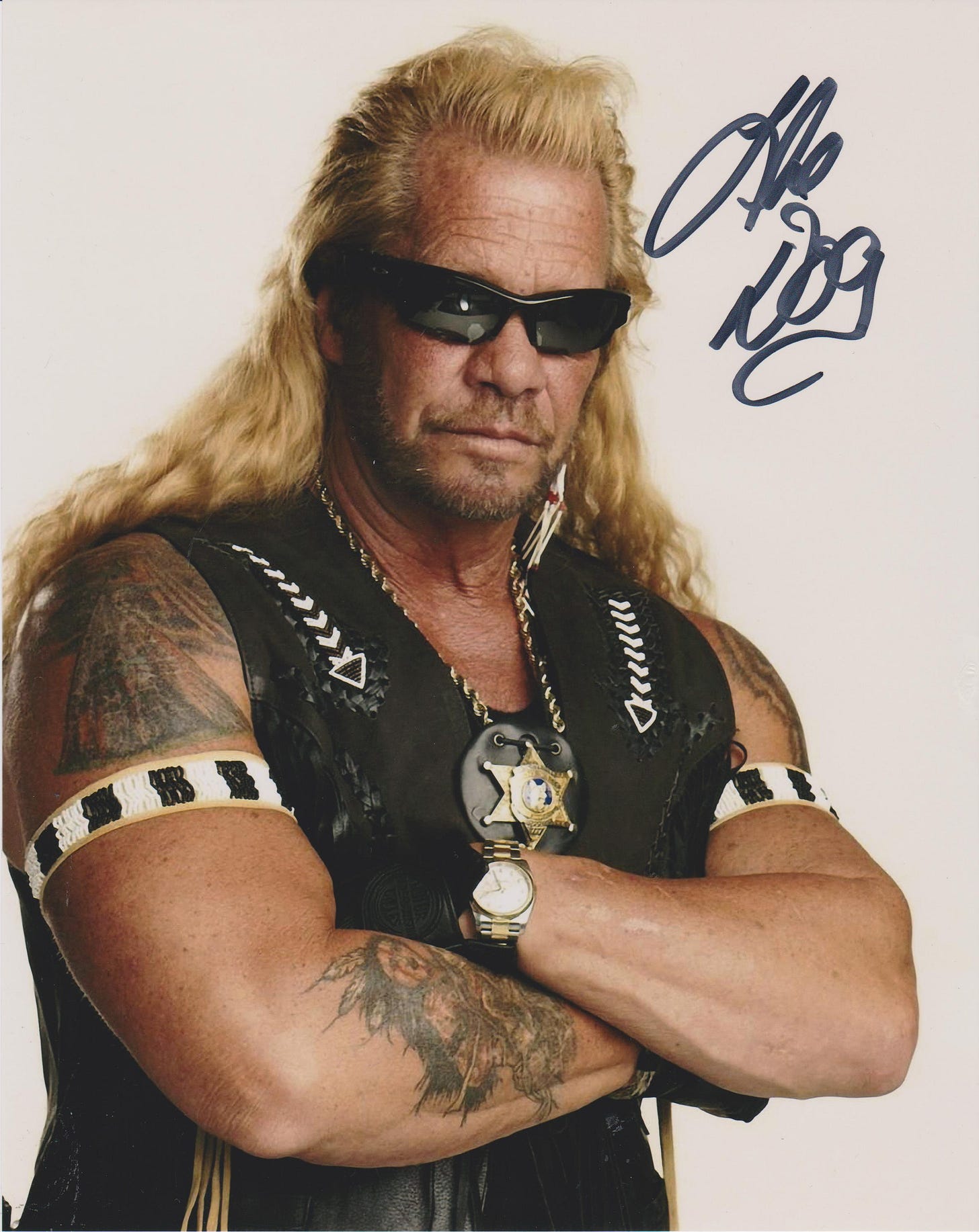 Dog the Bounty Hunter signed 8x10