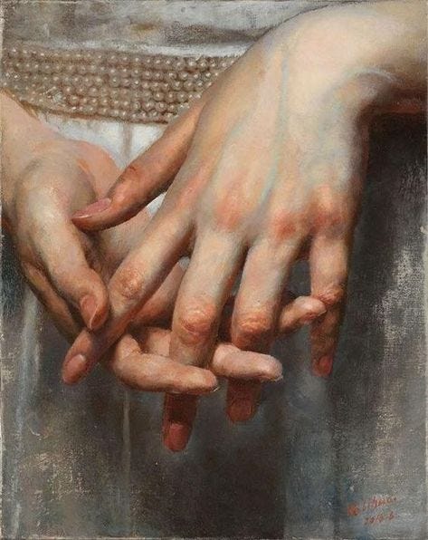 Hand in Hand (aka Ballad of a Brief Separation) | Anatomy art, Renaissance  art, Art painting