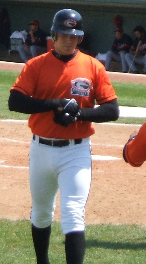 Slugger Mark Fleisher of the Shorebirds returns to the dugout after a Mother's Day home run. Slugger Mark Fleisher of the Shorebirds returns to the dugout after a Mother's Day home run.