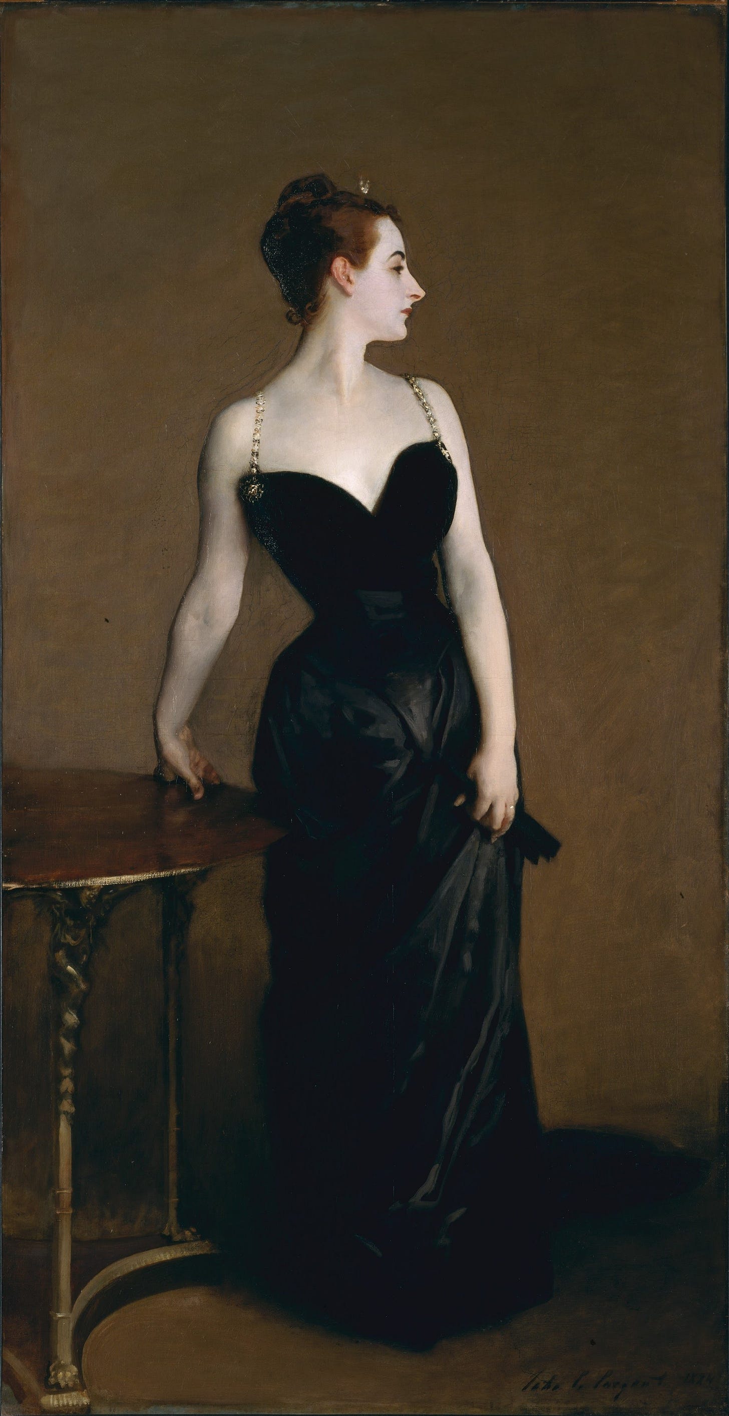 Sargent Madame X scandalous portrait Sargent Madame X scandalous portrait