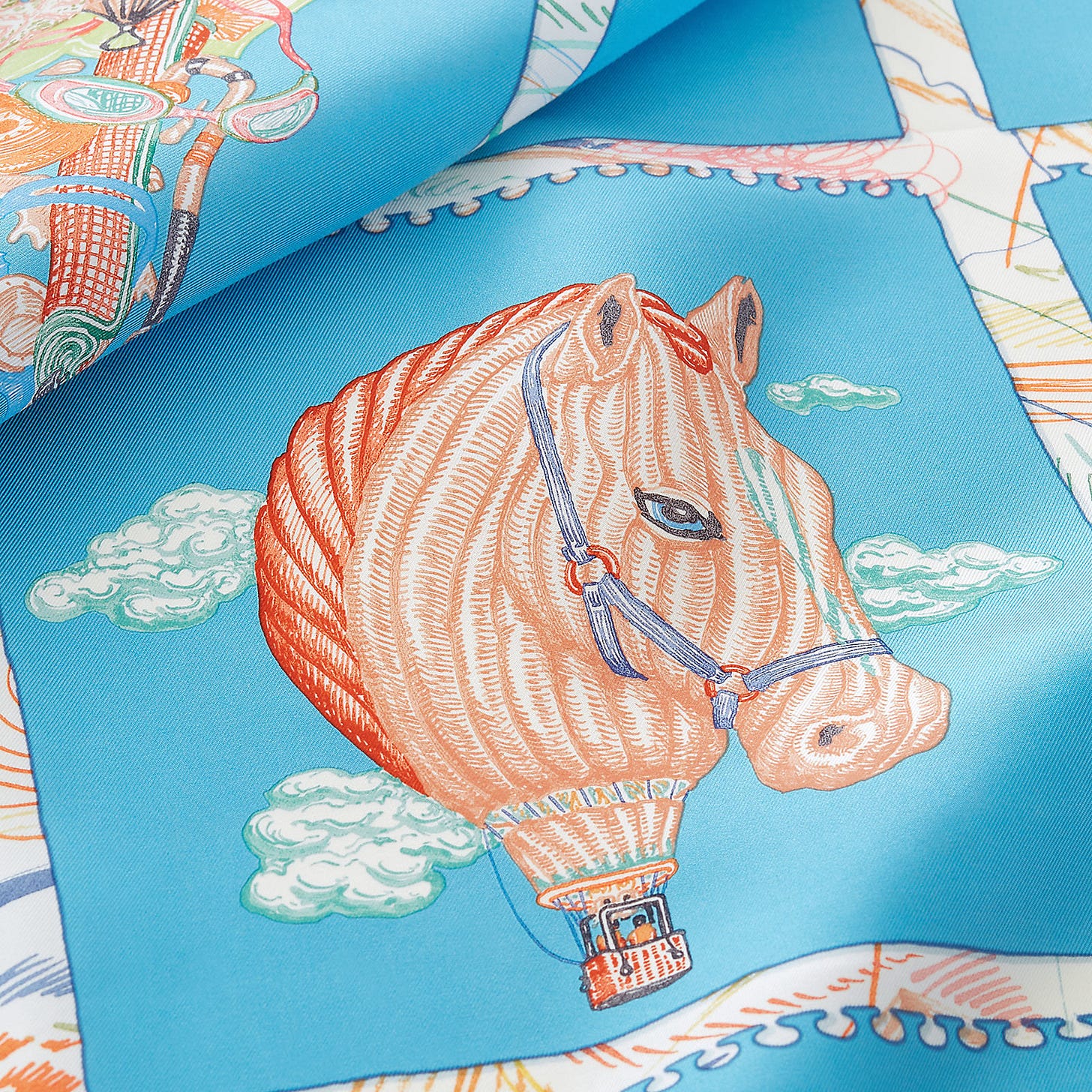 Chevaloscope scarf 90 | Hermès UK