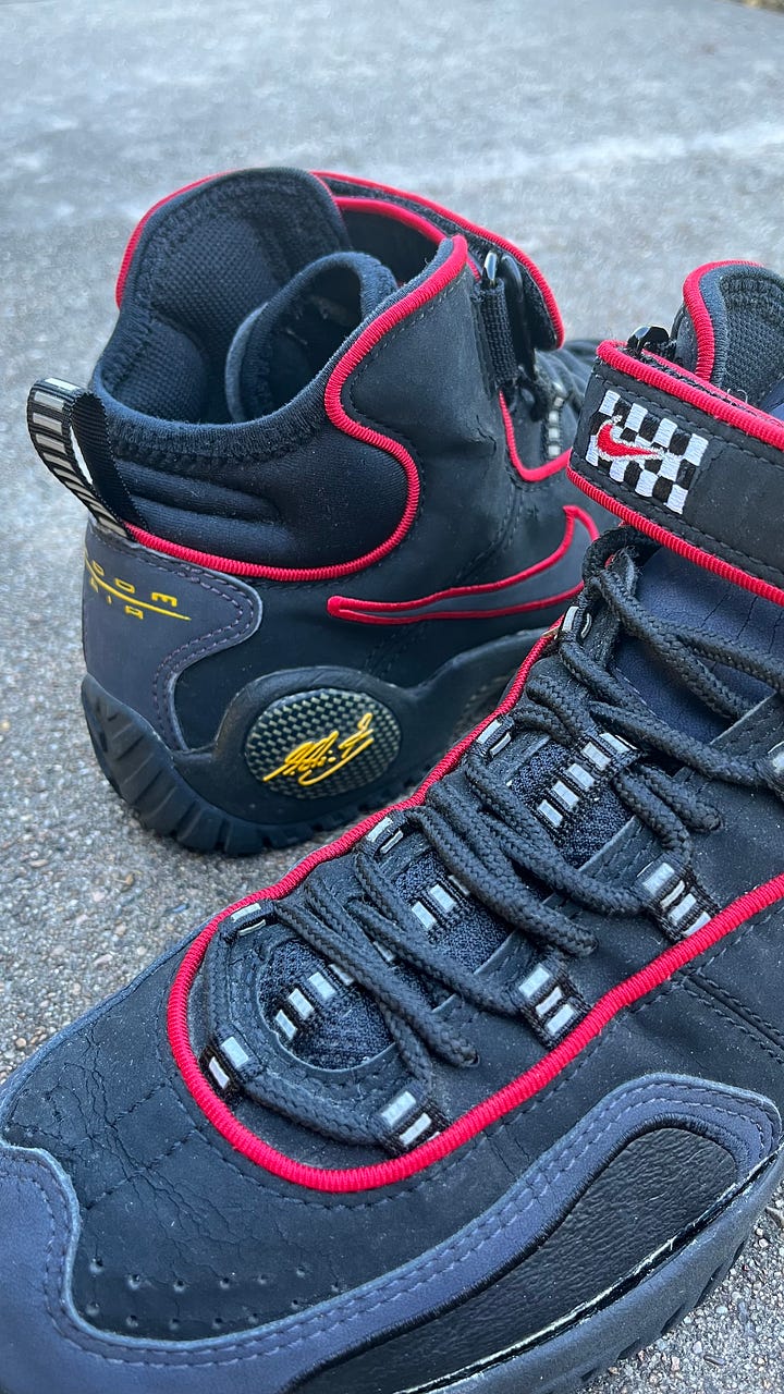 Details of the Nike Air Zoom Schu.