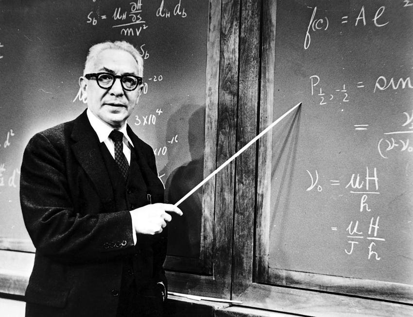 Isidor Isaac Rabi, Nobel Prize winner who laid the foundations for the  laser, maser, atomic clock and magnetic resonance imaging - Rincón educativo