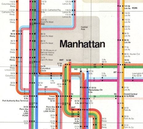 The Vignelli Subway Map Goes Digital | The New Yorker The Vignelli Subway Map Goes Digital | The New Yorker