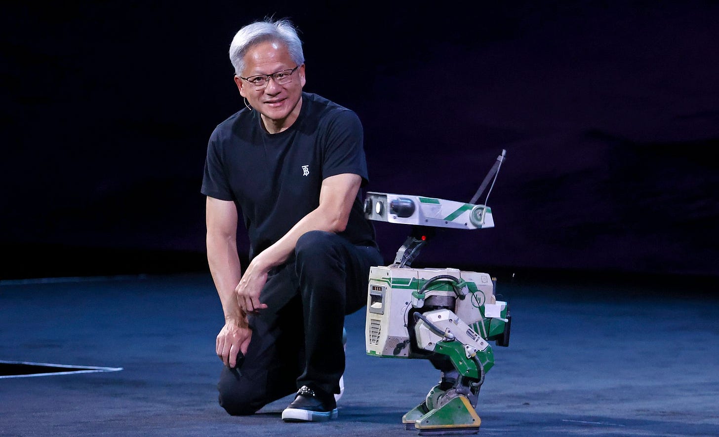 Nvidia CEO Jensen Huang sees a future with 'billions of robots'