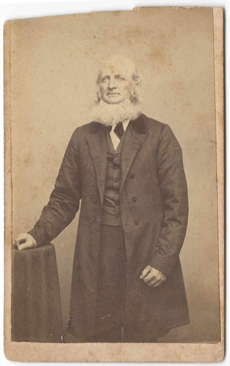 a cartes de visite of hendrick gregg circa 1870s