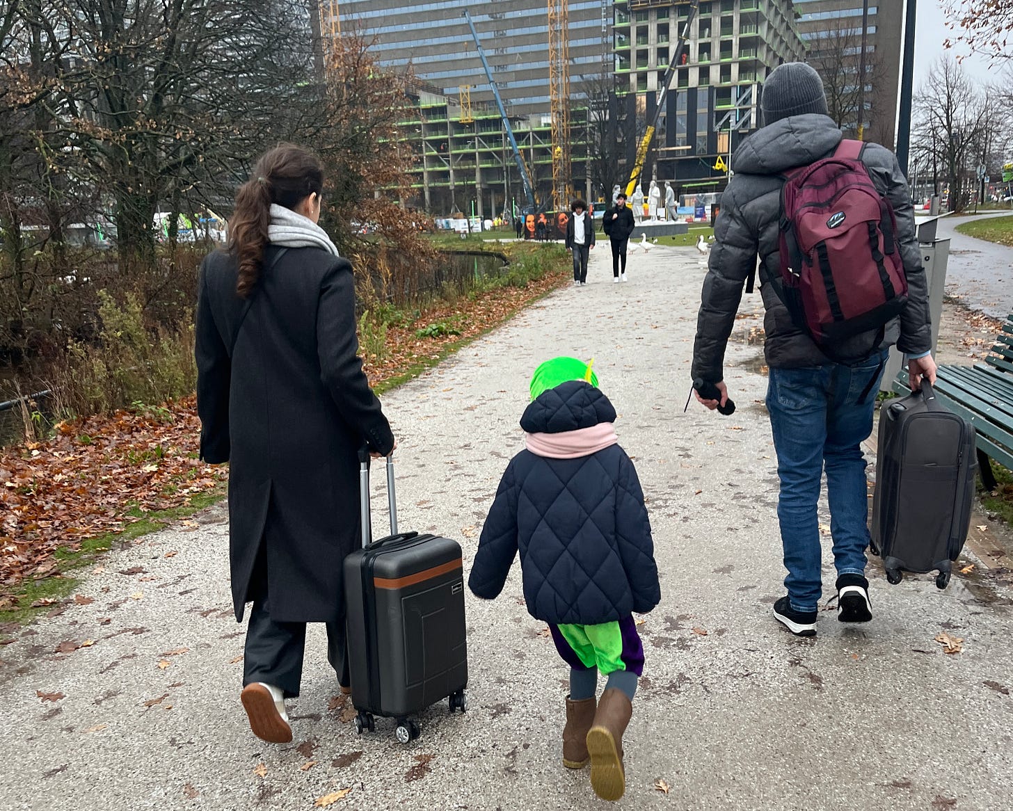 un bambino travestito da Zwarte Piet