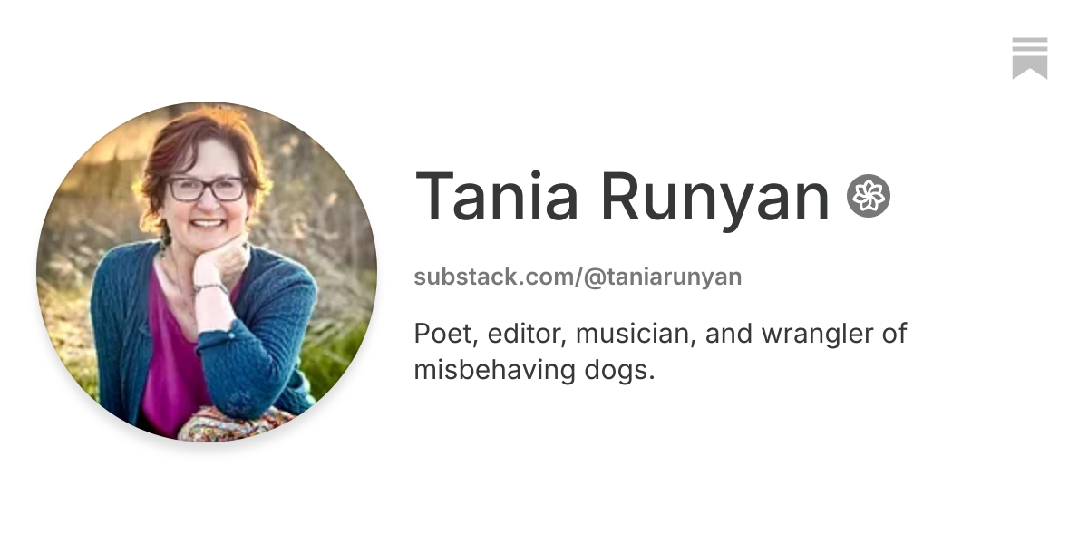 Tania Runyan | Substack