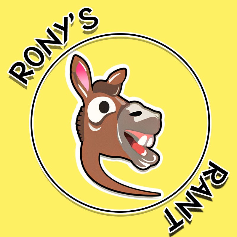 Substack profile picture for @rony