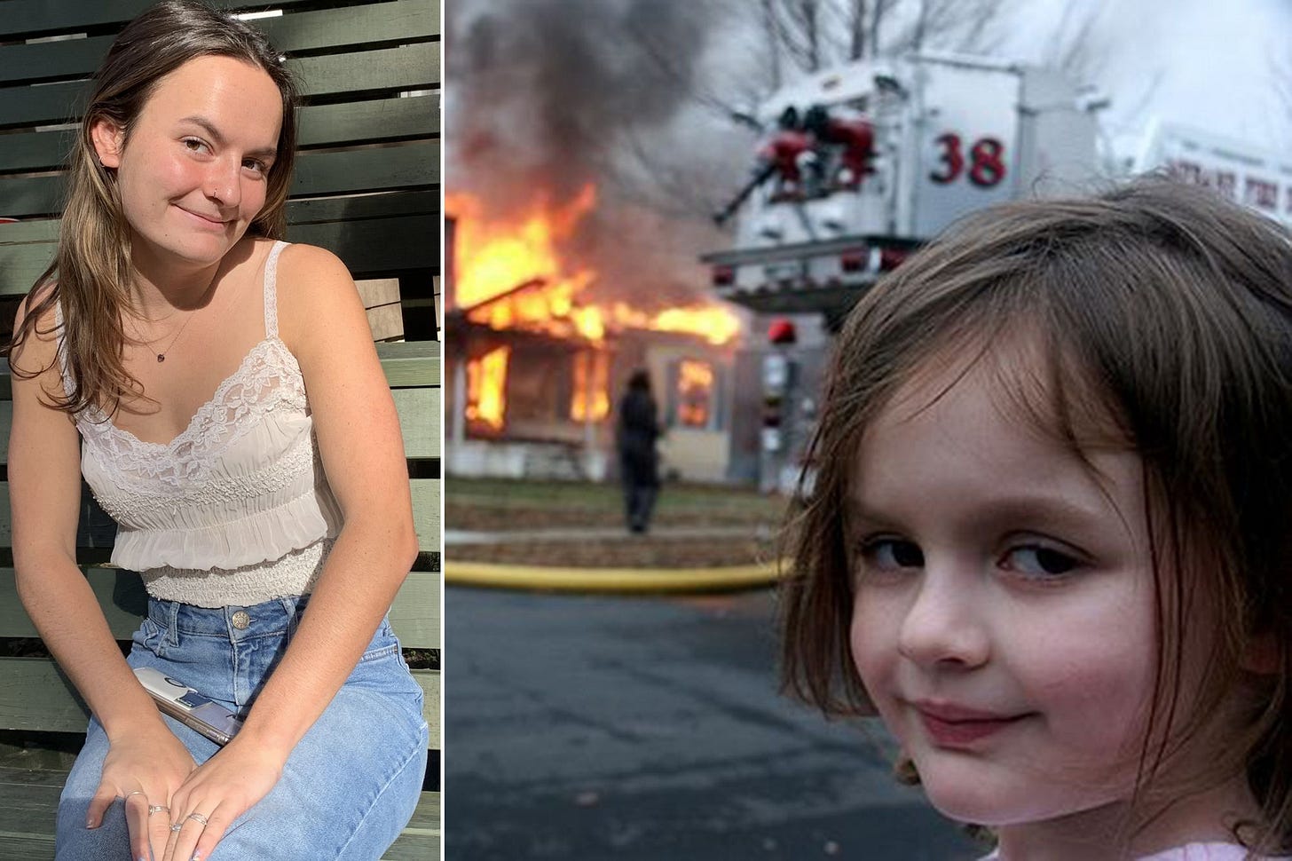 Disaster Girl&#39; selling original photo behind viral meme