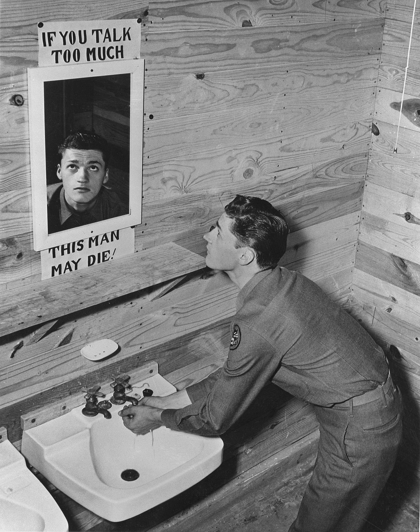 File:If You Talk Too Much This Man May Die mirror.jpg - Wikimedia Commons