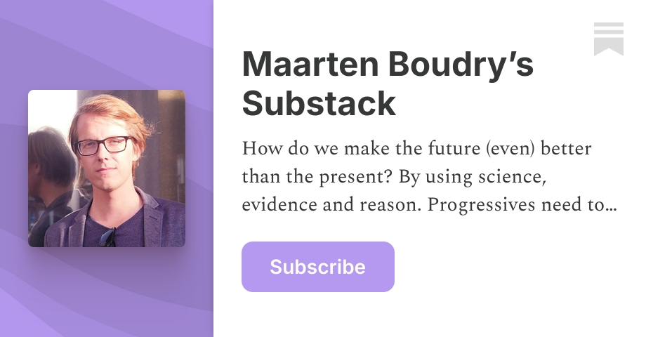 Maarten Boudry’s Substack | Substack