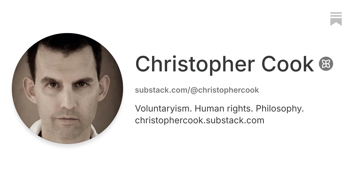 Christopher Cook | Substack